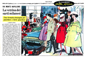 A Milano, le prime pagine storiche del quotidiano ''Il Giorno''