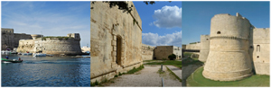 I castelli di Otranto, Gallipoli e Lecce in rete