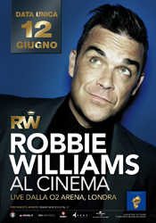 Record per Robbie Williams live al cinema!