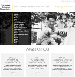 Hangar Design Group firma il sito di Intrapresae collezione Guggenheim