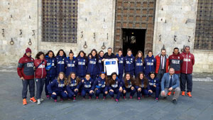 La Nazionale di calcio under 17 femminile nelle terre di Siena