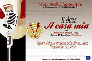 A Caltanissetta “Il Jazz A Casa Mia”